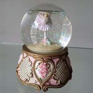 Ballerina glass musical globe.